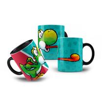 Caneca de Porcelana Colecionável Yoshi Super Mario 325ml