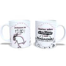 Caneca de Porcelana com Estampa Especial para Professora Por Materia