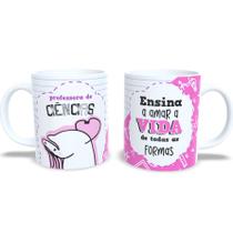 Caneca de Porcelana com Estampa Especial para Professora Por Materia