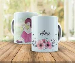 caneca de porcelana com o nome Ana - 325 ml - unitário caneca de porcelana com o nome Ana - 325 ml - unitário
