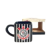 Caneca De Porcelana Corinthians Quadrada Oficial - 330Ml Caneca De Porcelana Corinthians Quadrada Oficial - 330Ml