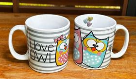 Caneca de porcelana CORUJA - Hove OWL I 320ml