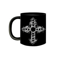 Caneca de Porcelana Cruz Chapéu Homenagem João Carreiro Caneca de Porcelana Cruz Chapéu Homenagem João Carreiro