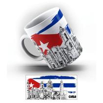 Caneca de Porcelana Cuba Pontos Turísticos 325 ml. Caneca de Porcelana Cuba Pontos Turísticos 325 ml.