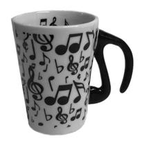 Caneca de porcelana de notas musicais 300ml Caneca de porcelana de notas musicais 300ml