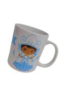 Caneca De Porcelana Decorada Orixa Baby Yemanja - Zp7