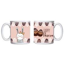 Caneca de Porcelana Decorada várias estampas - Tema PÁSCOA- 320ml