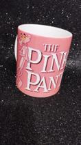 Caneca de porcelana desenho pantera cor de rosa
