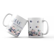 Caneca de Porcelana Dia das Mães - Roxa