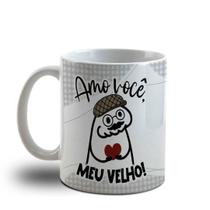 Caneca De Porcelana Dia dos Pais de Porcelana -Amo Você Meu Velho