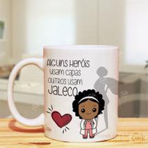 Caneca de porcelana enfermagem - Canecas Show