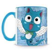 Caneca de Porcelana Fairy Tail Happy - 325ml - Alta Resistência Caneca de Porcelana Fairy Tail Happy - 325ml - Alta Resistência