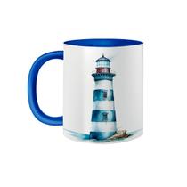 Caneca de Porcelana Farol 325mL Caneca de Porcelana Farol 325mL