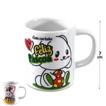 Caneca de Porcelana Feliz Páscoa 100ml - Red