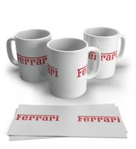 Caneca de Porcelana Ferrari Red