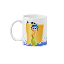 Caneca de porcelana Filme Divertidamente 2 Personagem Alegria