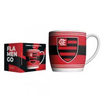 Caneca de Porcelana Flamengo 360ml Oficial Licenciada Café e Bebidas