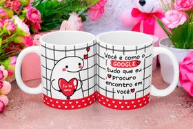 Caneca de porcelana Flork apaixonado Caneca de porcelana Flork apaixonado