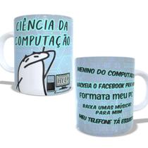 Caneca de porcelana Flork ciência da computação Caneca de porcelana Flork ciência da computação