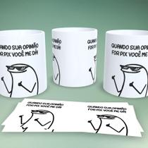 Caneca de Porcelana Flork Frases Estampa 33 para Café Chá Ou Chocolate Quente com Estampa Durável Caneca de Porcelana Flork Frases Estampa 33 para Café Chá Ou Chocolate Quente com Estampa Durável