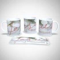 Caneca de Porcelana Frases Religiosas Estampa 31 325ML Branco Outras Marcas Caneca de Porcelana Frases Religiosas Estampa 31 325ML Branco Outras Marcas