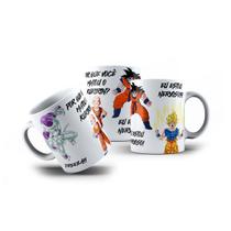 Caneca de Porcelana Freeza Por Que Você Matou o Kuririn Meme