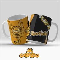 Caneca de porcelana - Gato garfield - Desenho