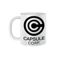 Caneca de Porcelana Goku e Bulma Corporação Capsula 325mL Caneca de Porcelana Goku e Bulma Corporação Capsula 325mL