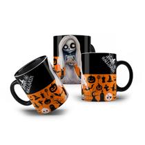 Caneca de Porcelana Halloween Noiva Cadaver Dia das Bruxas