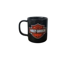 Caneca de Porcelana Harley Davidson Preta 7051 - Medieval Store