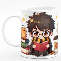 Caneca de Porcelana Harry Potter 325ml Leaf Cat
