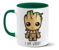 Caneca De Porcelana I Am Groot Baby Guardiões Da Galáxia