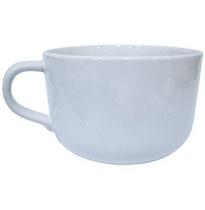 Caneca de porcelana jumbo branca 450ml - PORCELANAS HR