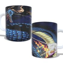 Caneca de porcelana Kaidou vs Luffy Gear 5 Nika One Piece