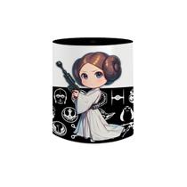Caneca de Porcelana Leia Organa Star Wars Coleção 325mL