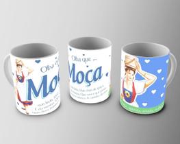 Caneca de Porcelana Leite Moça