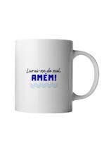 Caneca de porcelana livra me de todo o mal - 300ml