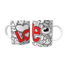 Caneca De Porcelana Love