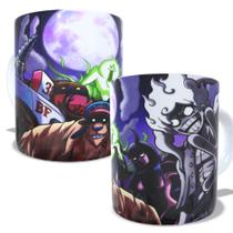 Caneca de porcelana Luffy Franky Chopper Robin Brook One Piece Nika Gear 5