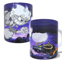 Caneca de porcelana Luffy vs Kaidou One Piece Nika Gear 5