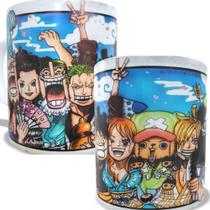 Caneca de porcelana Luffy Zoro Sanji Nami Usopp Robin One Piece Brook Franky Wano