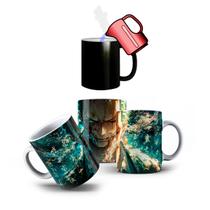 Caneca de Porcelana Mágica Roronoa Zoro One Piece Espadachim