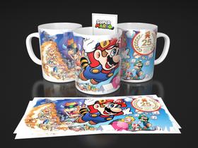 Caneca de porcelana - Mario - Desenho