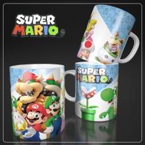 Caneca de porcelana - Mario - Desenho