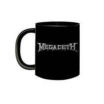 Caneca de Porcelana Megadeth Preta Heavy Metal Pesado