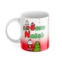 Caneca de Porcelana - Meme flork então bom natal