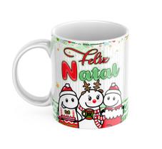 Caneca de Porcelana - Meme flork feliz natal presente
