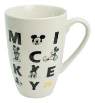 Caneca De Porcelana Mickey Letras 350ml Disney