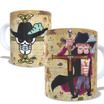 Caneca de porcelana Mihawk One Piece Caneca de porcelana Mihawk One Piece