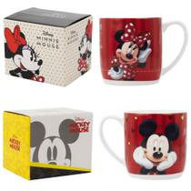 Caneca de Porcelana Minnie e Mickey ( Kit c/ 2) Caneca de Porcelana Minnie e Mickey ( Kit c/ 2)